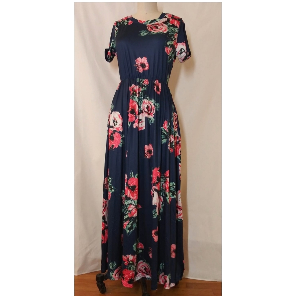 LEO ROSI Long  Floral Maxi Dress
